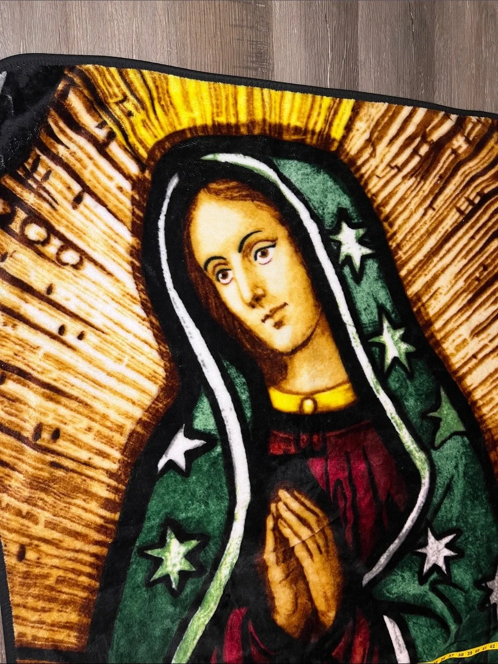 Religious Throw Thick Blanket -  Virgin Mary Design
